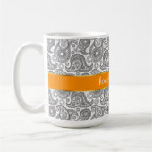 Mandarine Black Paisley Kaffeetasse (Links)