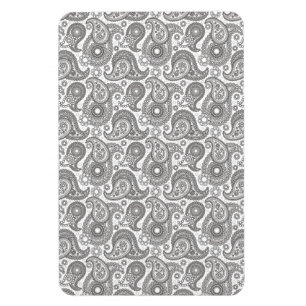 Mandarine Black Paisley Magnet