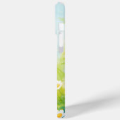 Mandarine Blumengarten Case-Mate iPhone Hülle (Rückseite / Links)