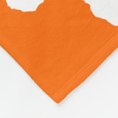 Mandarine Brown Audacious Africa Fleecedecke (Ecke)
