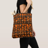 Mandarine Checkered Tasche: Vibrant Style Statemen Tasche (Von Nahem)