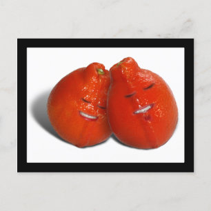 Mandarine Couple (Orange Sie auch in Liebe?) Postkarte