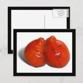 Mandarine Couple (Orange Sie auch in Liebe?) Postkarte (Vorne/Hinten)