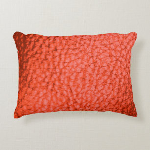 Mandarine Dartk Imitats Leather Dekokissen