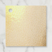 Mandarine Dartk Imitats Leather Geschenkanhänger (Vorderseite)