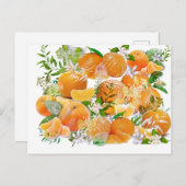 Mandarine Dreams Postkarte (Vorne/Hinten)