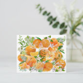 Mandarine Dreams Postkarte (Stehend Vorderseite)
