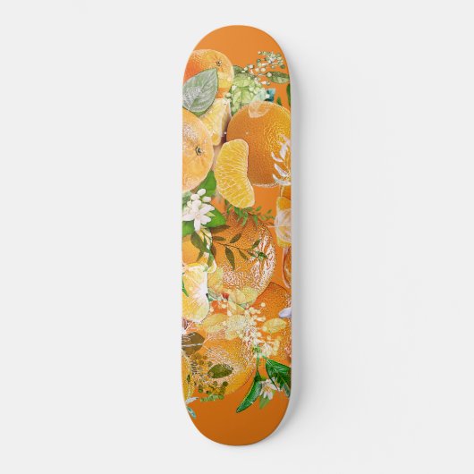 Mandarine Dreams Skateboard (Vorderseite)