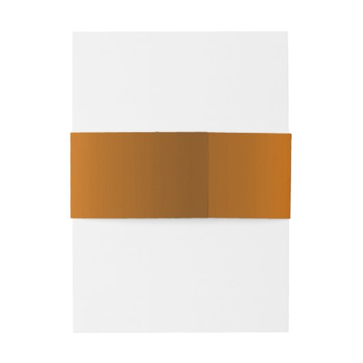 Mandarine Elegance Botanische Hochzeit Einladungsbanderole (Rückseitenbeispiel)