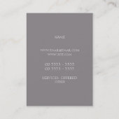 Mandarine-extravagantes atemberaubendes und mit visitenkarte (Rückseite)