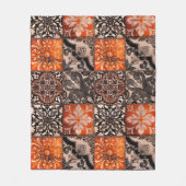 Mandarine Fleecedecke (Vorderseite)