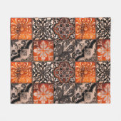 Mandarine Fleecedecke (Vorderseite (Horizontal))