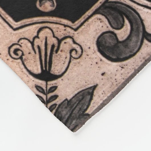 Mandarine Fleecedecke (Ecke)