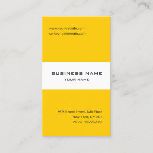 Mandarine, gelb und weiß gestreifte Visitenkarte