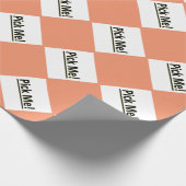 Mandarine-Geschenk-Verpackungs-Papier Geschenkpapier (Ecke)