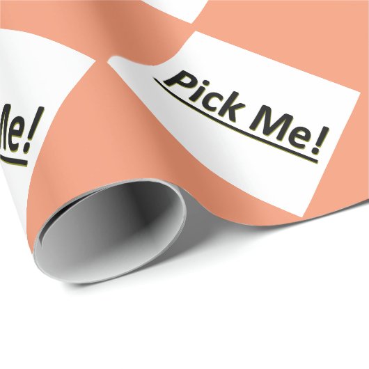 Mandarine-Geschenk-Verpackungs-Papier Geschenkpapier (Rolleneckpunkt)