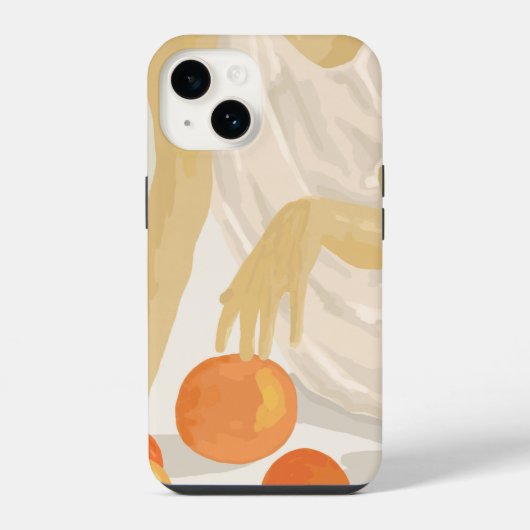 Mandarine Grace iPhone Hülle (Rückseite)