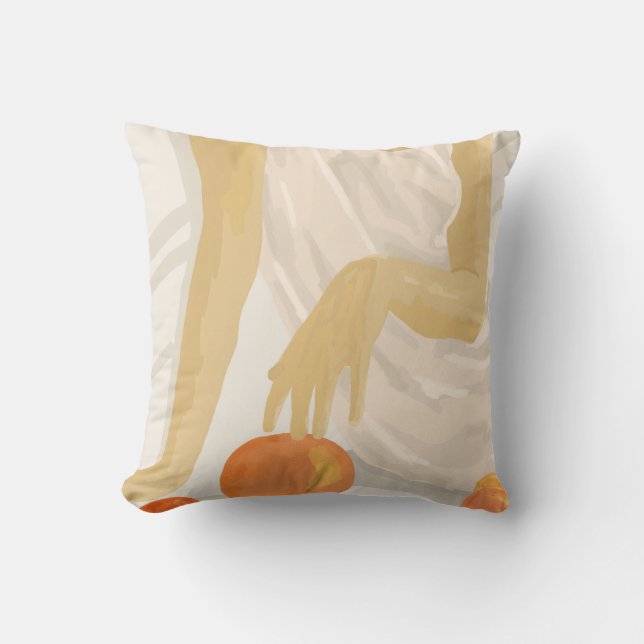 Mandarine Grace Kissen (Vorderseite)