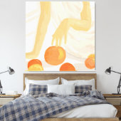 Mandarine Grace Leinwanddruck (Insitu (Schlafzimmer))