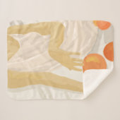 Mandarine Grace Sherpadecke (Vorderseite (Horizontal))