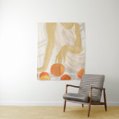 Mandarine Grace Wandteppich (Beispiel)