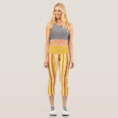 Mandarine Hochwaisted Capris Leggings (Vorderseite)