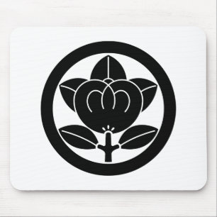 Mandarine in Kreis Mousepad