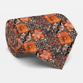 Mandarine Krawatte (Gerollt)