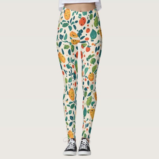 Mandarine Leggings (Vorderseite)