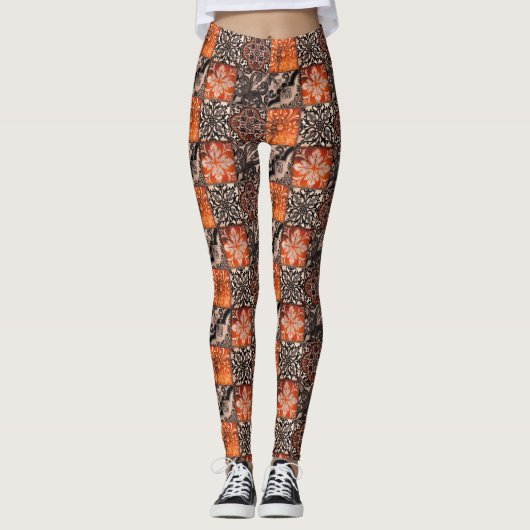 Mandarine Leggings (Vorderseite)