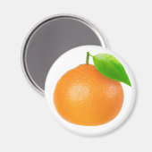 Mandarine Magnet (Vorderseite/Rückseite)