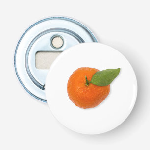 Mandarine mit grünem Blattblättriger Mandarine Flaschenöffner