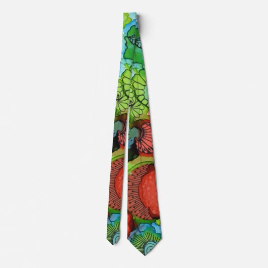 Mandarine Neck Tie Krawatte (Rückseite)