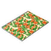Mandarine Notizblock (Linke Seite)
