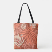 Mandarine Orange Blätter Tasche (Rückseite)
