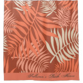 Mandarine Orange Duschvorhang (Vorderseite)