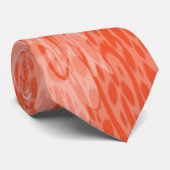 Mandarine Orange Funky Fun Krawatte (Gerollt)
