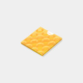 Mandarine Orange Graphic Design Personalisiert Post-it Klebezettel (angewinkelt)