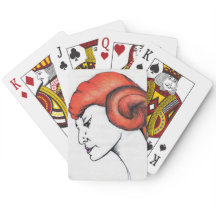 Mandarine Orange Haar Frauen Portrait Pop Kunst, D