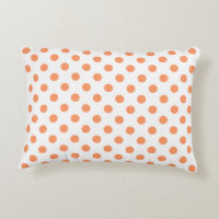 Mandarine Orange Polka Dots Circles