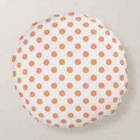 Mandarine Orange Polka Dots Circles