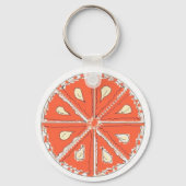 Mandarine Orange Slice Schlüsselanhänger (Vorderseite)