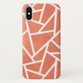 Mandarine-Orangenmosaik Case-Mate iPhone Hülle (Rückseite)