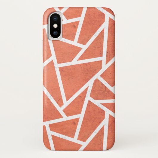 Mandarine-Orangenmosaik Case-Mate iPhone Hülle (Rückseite)