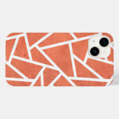 Mandarine-Orangenmosaik Case-Mate iPhone Hülle (Rückseite (Horizontal))