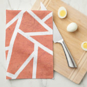 Mandarine-Orangenmosaik Geschirrtuch (Viertel Falte)