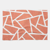 Mandarine-Orangenmosaik Geschirrtuch (Horizontal)