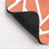 Mandarine-Orangenmosaik Mousepad (Ecke)