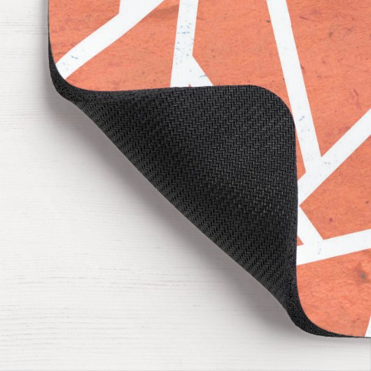 Mandarine-Orangenmosaik Mousepad (Ecke)