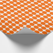 Mandarine Safari Dot Geschenkpapier (Ecke)